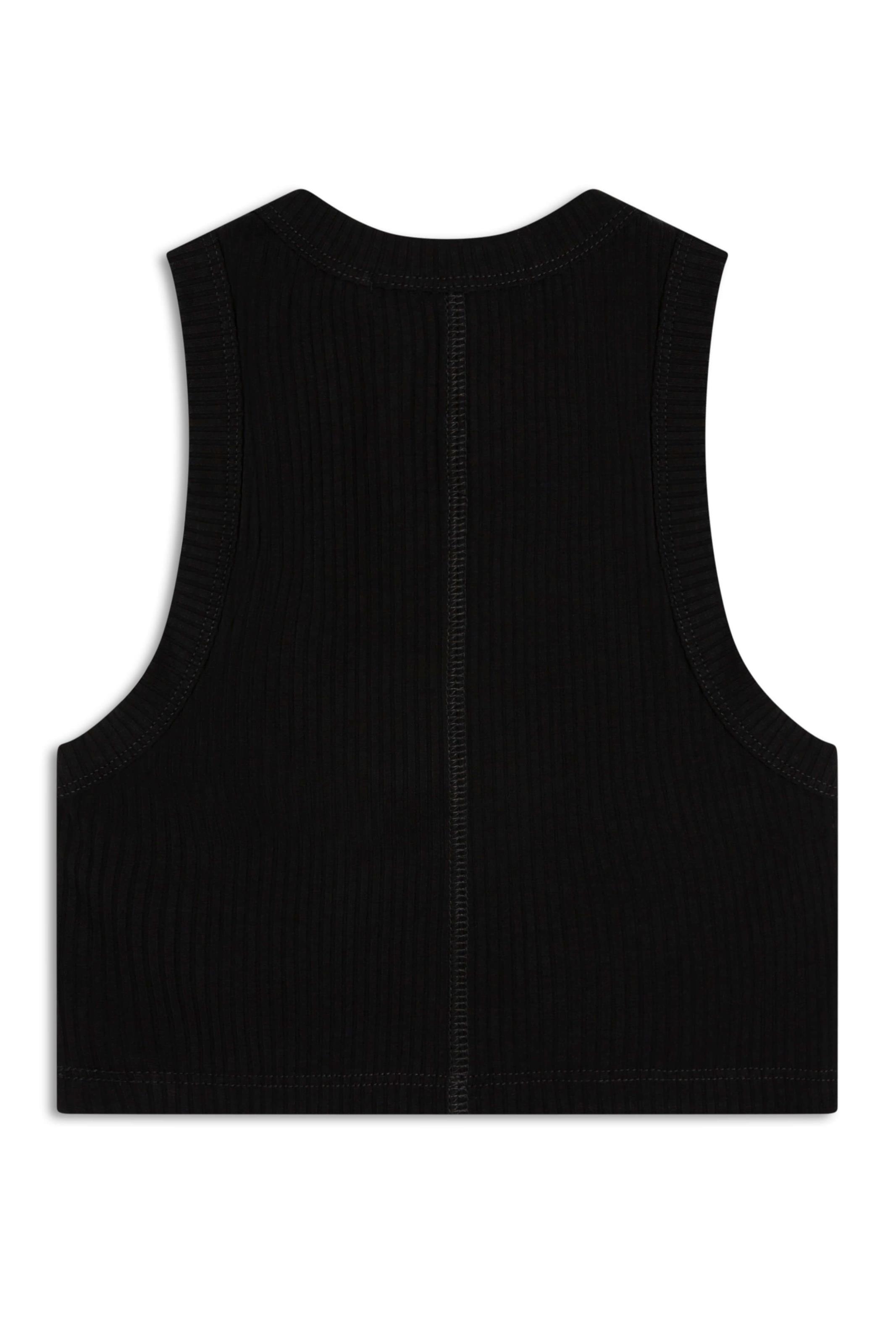 Blusa Cropped Ellus Hotfix Preto