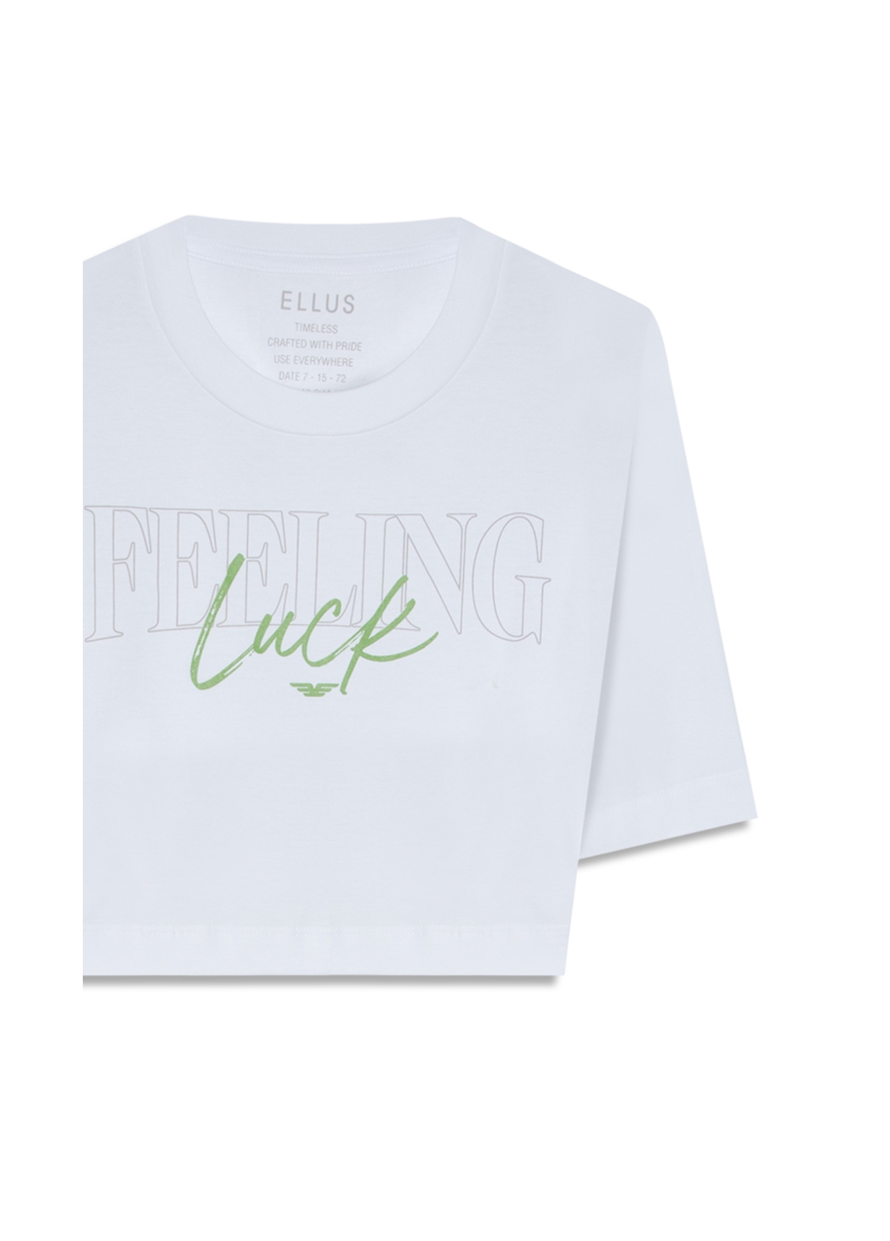 Blusa Cropped Fine Feeling Branco c Vermelho