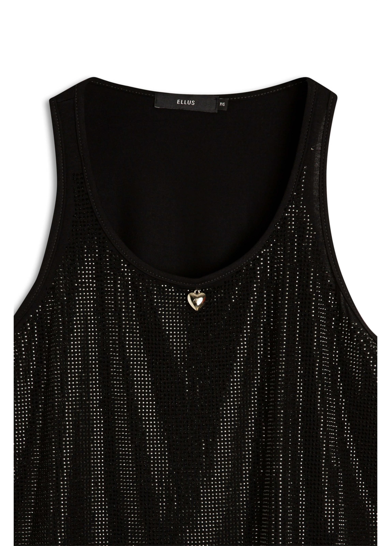 Blusa Cropped Hotfix Preto