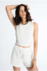 Blusa Cropped Malibu Off White