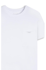 Blusa Cropped Pocket Hotfix Branco