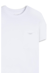 Blusa Cropped Pocket Hotfix Branco
