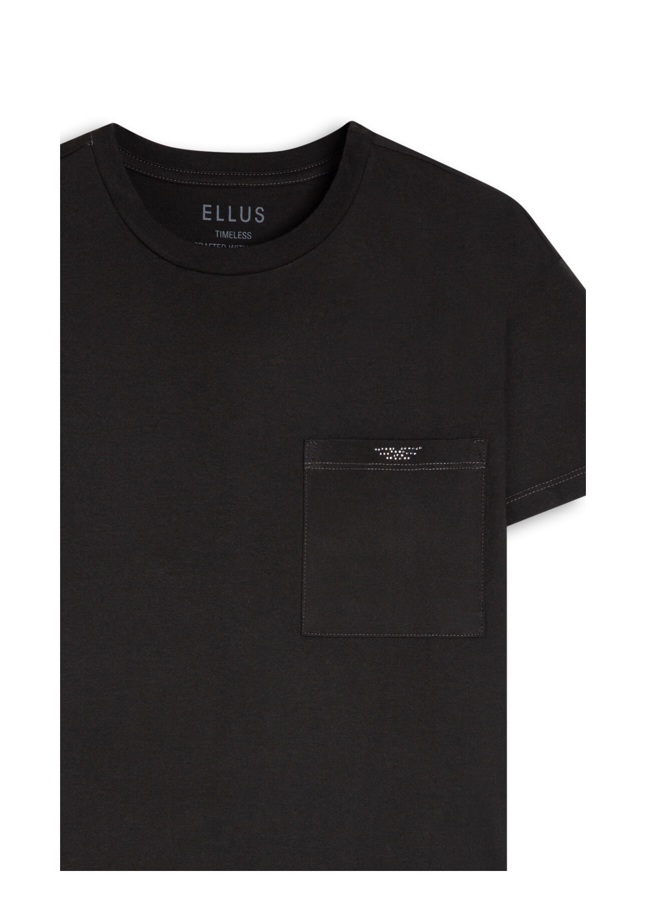 Blusa Cropped Pocket Hotfix Plumbo