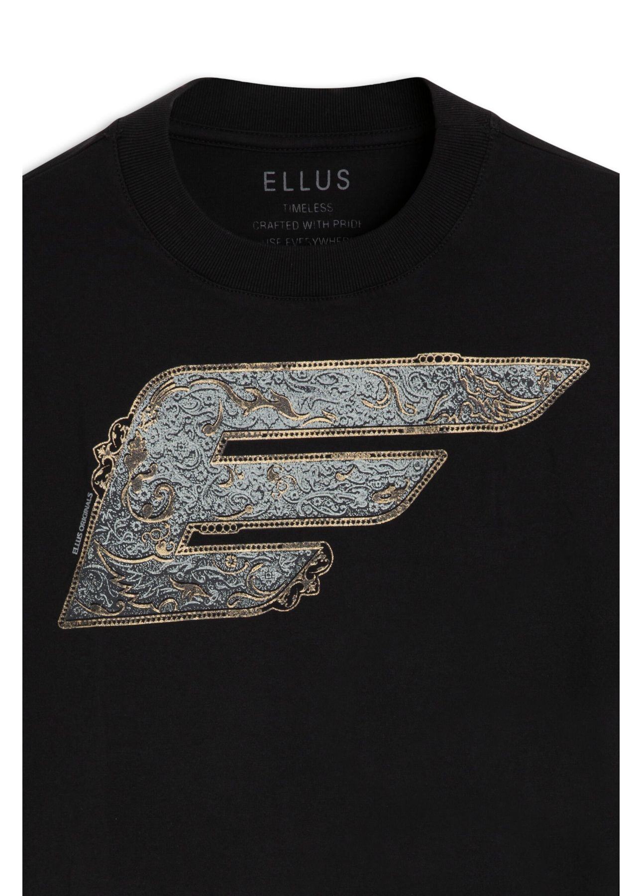 Blusa  Cropped Western Buckle Preto