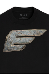 Blusa  Cropped Western Buckle Preto