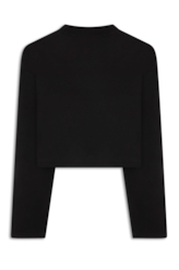 Blusa  Cropped Western Buckle Preto