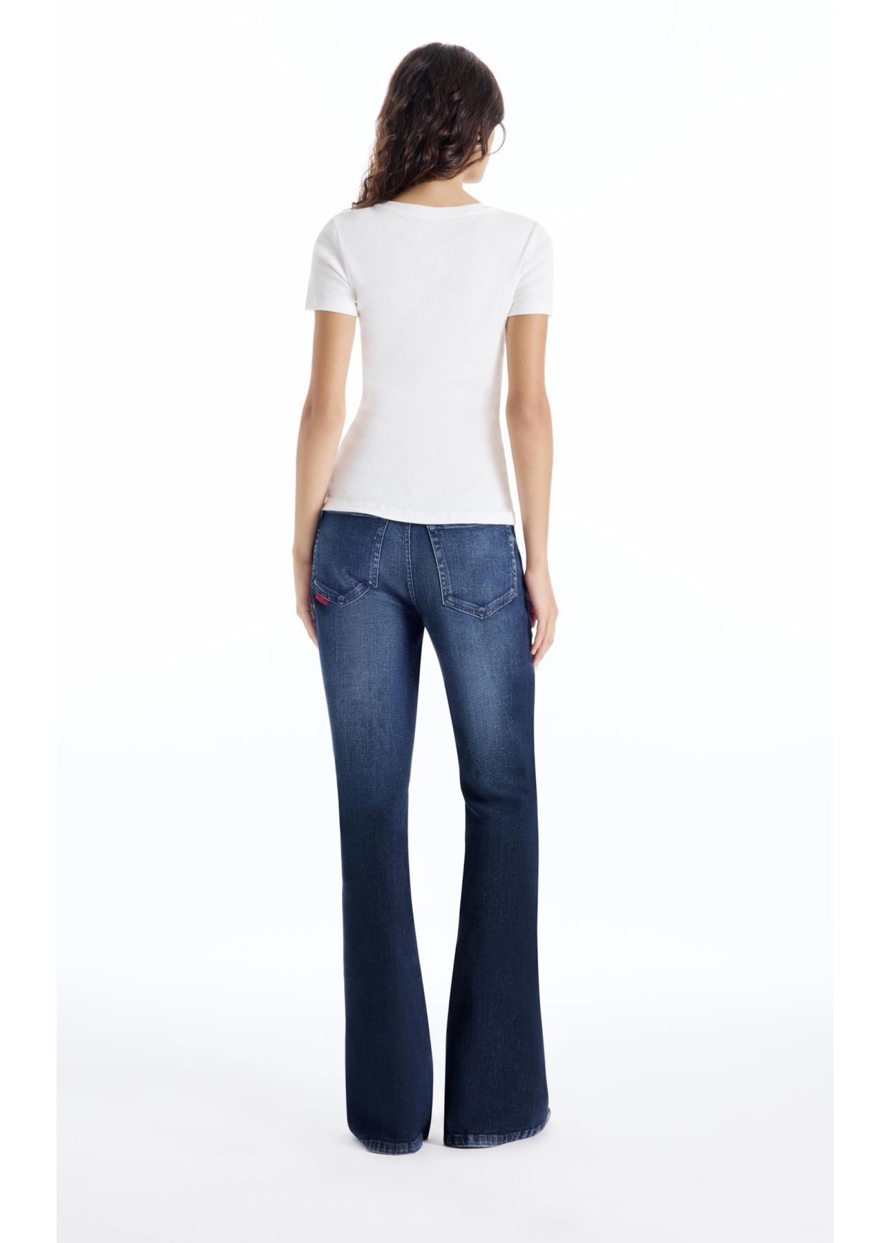 Blusa Cursive Baby Look Off White