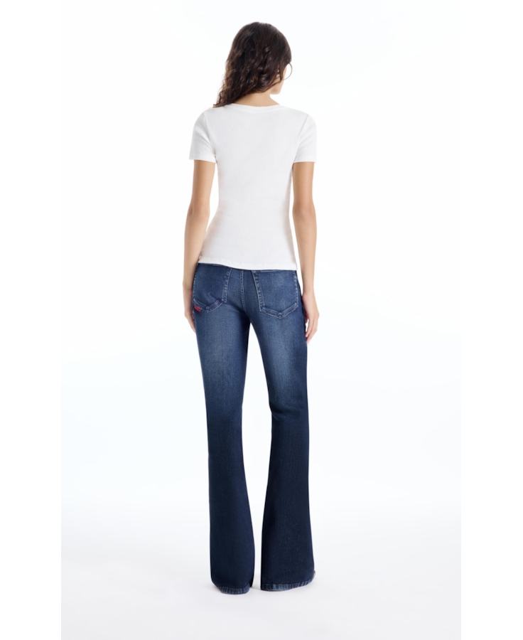 Blusa Cursive Baby Look Off White