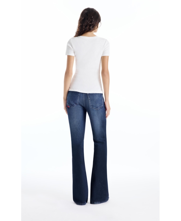 Blusa Cursive Baby Look Off White