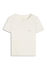 Blusa Cursive Baby Look Off White