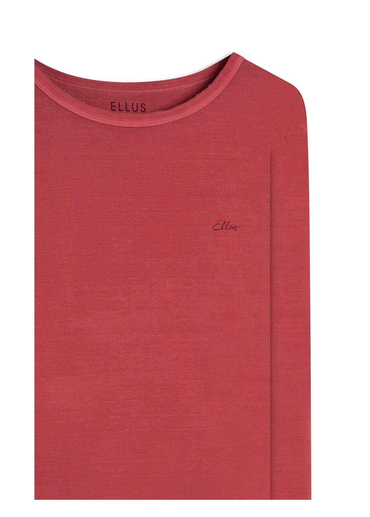 Blusa Cursive Washed Cereja