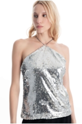 Blusa Dance Ellus Prata