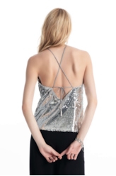 Blusa Dance Ellus Prata