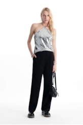 Blusa Dance Ellus Prata