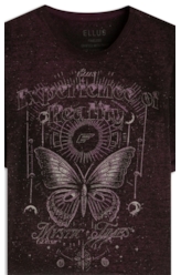 Blusa Devore Butterfly Mystic Roxo