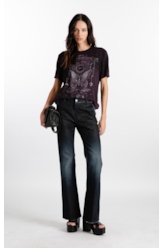 Blusa Devore Butterfly Mystic Roxo