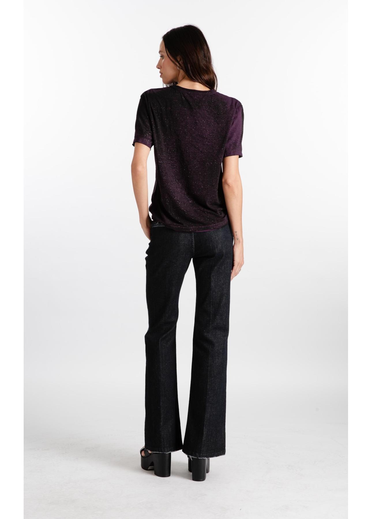 Blusa Devore Butterfly Mystic Roxo