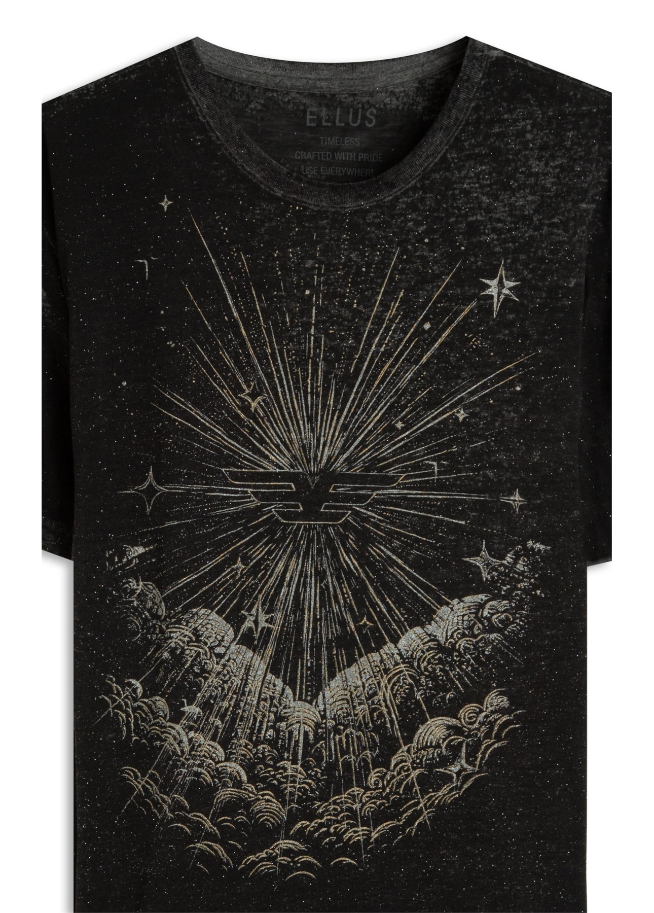 Blusa Devore Easa Mirror Mystc Preto