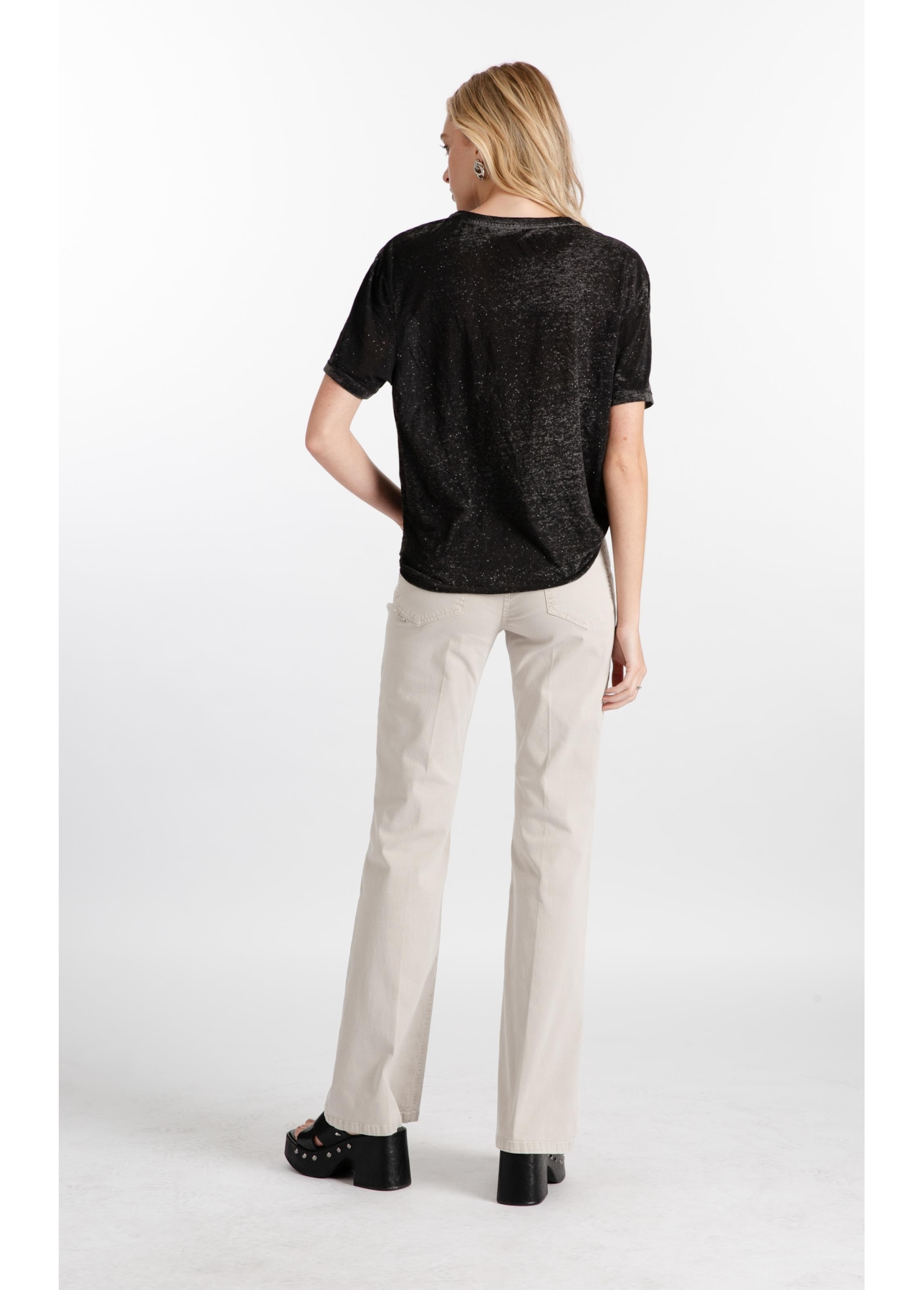 Blusa Devore Easa Mirror Mystc Preto