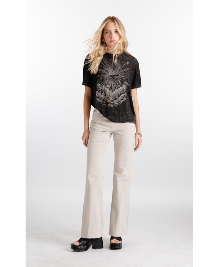Blusa Devore Easa Mirror Mystc Preto