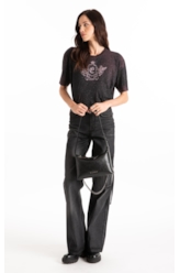 Blusa Devore Greatest Loose Mauve