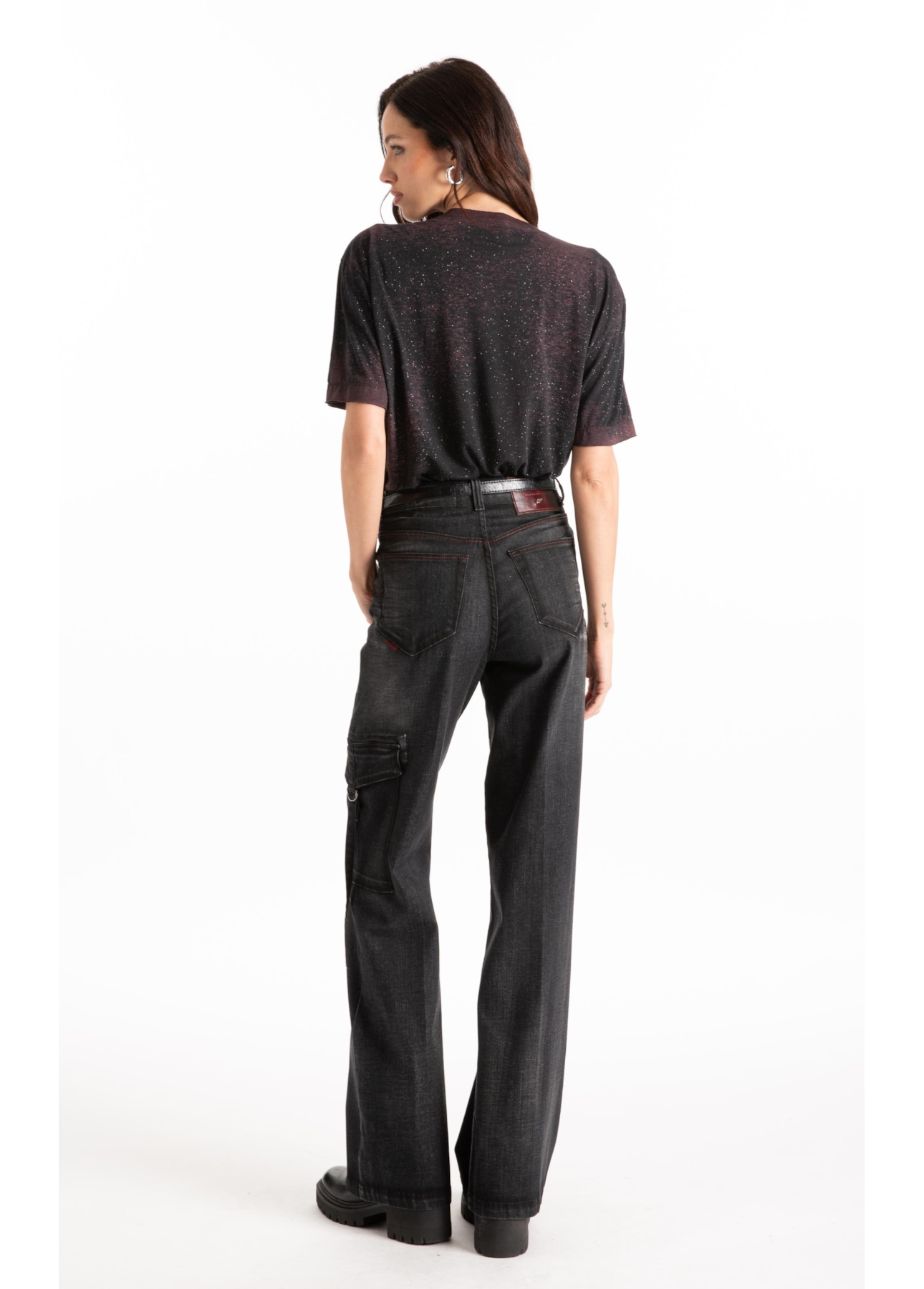 Blusa Devore Greatest Loose Mauve