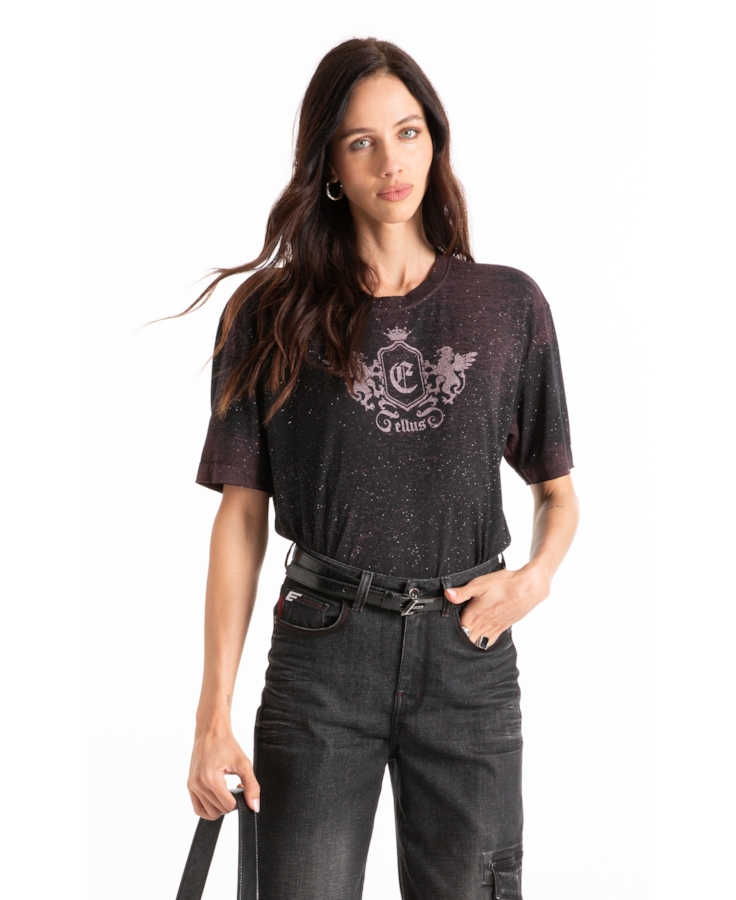 Blusa Devore Greatest Loose Mauve