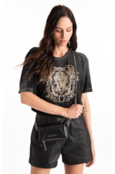 Blusa Devore Nouveau Loose Preto