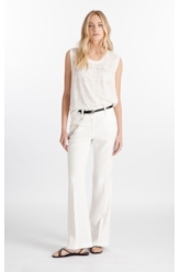 Blusa Devore Only Live Once Off White