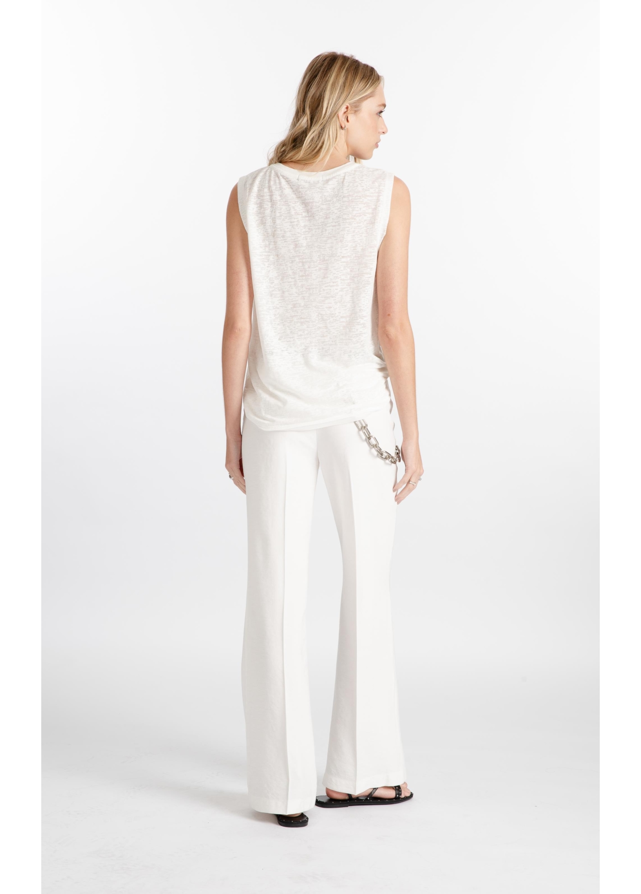 Blusa Devore Only Live Once Off White