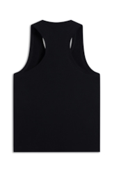 Blusa Devore Sleeveless Animal Print Preto