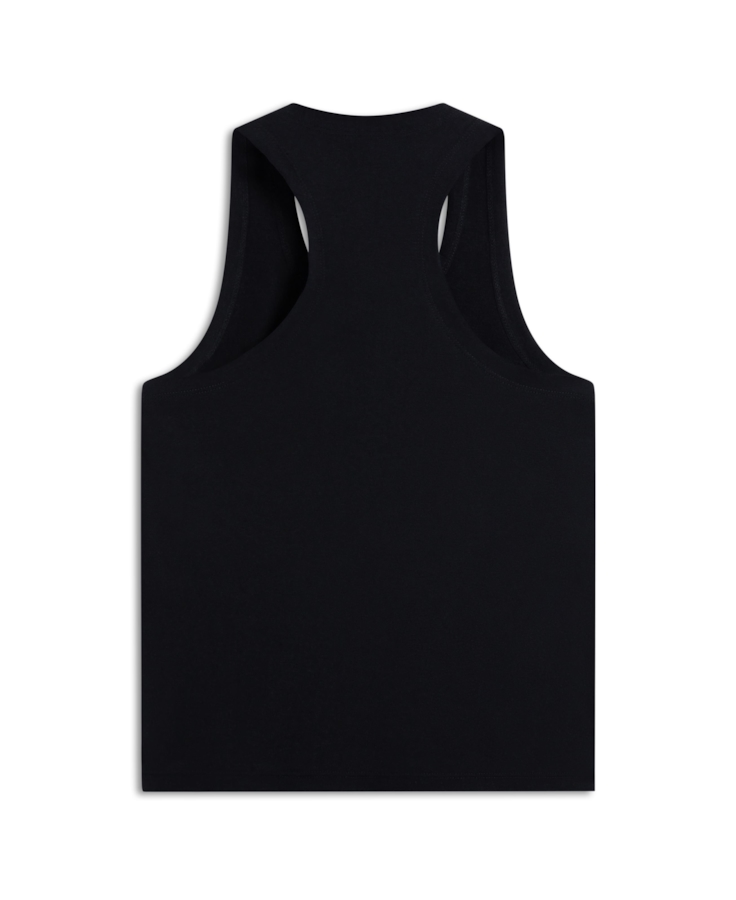 Blusa Devore Sleeveless Animal Print Preto