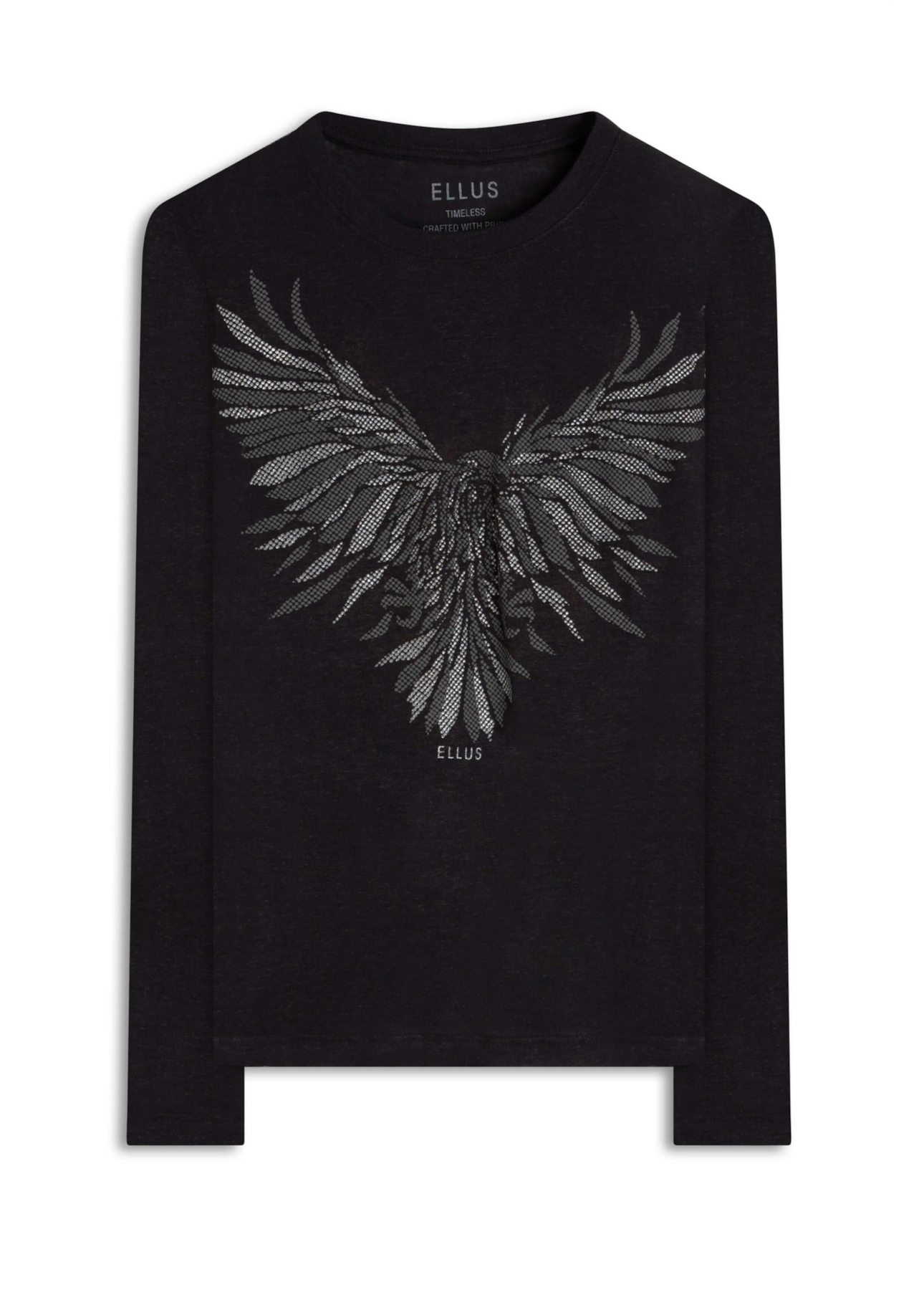 Blusa Eagle Baby Look Preto