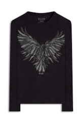 Blusa Eagle Baby Look Preto