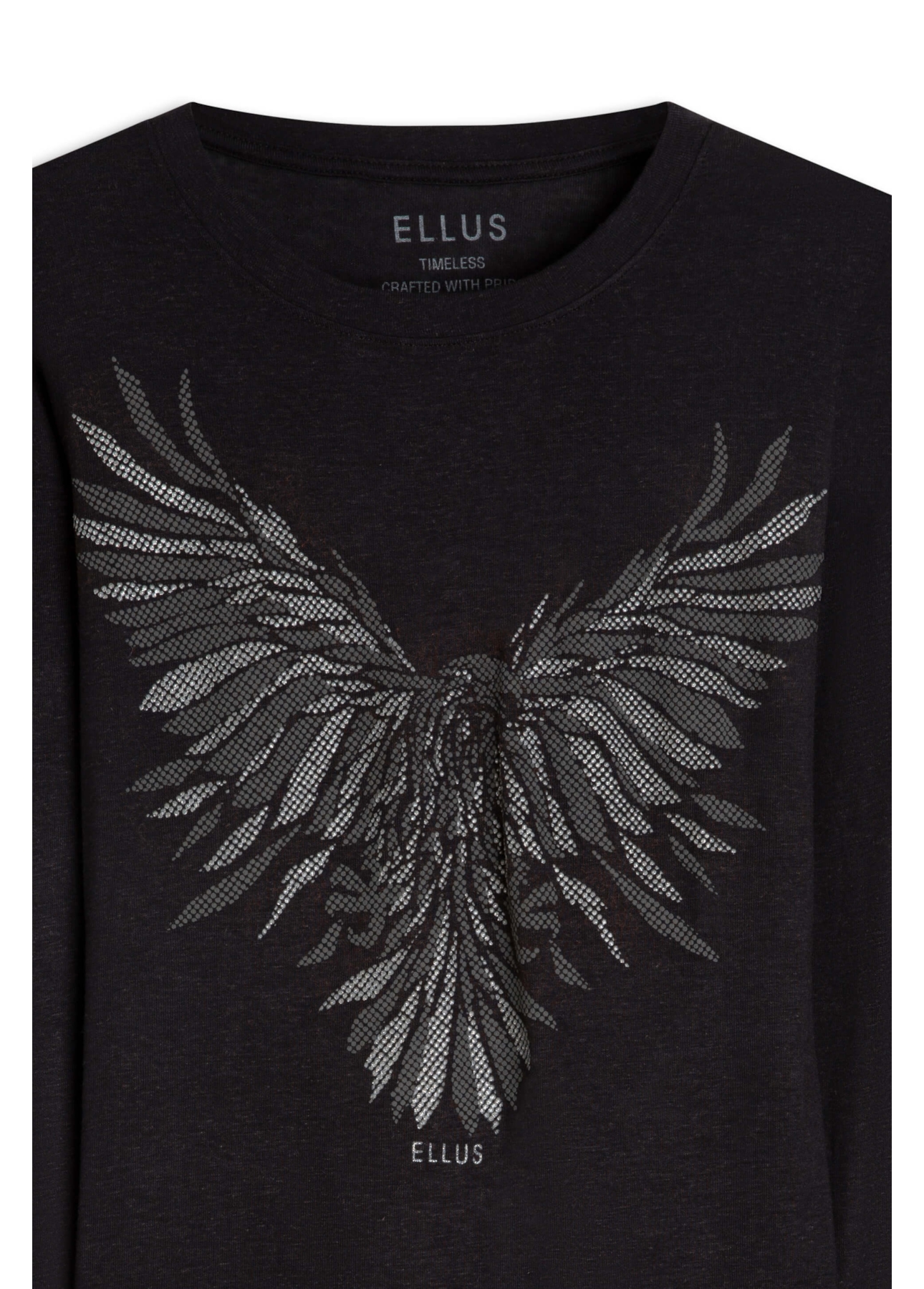 Blusa Eagle Baby Look Preto