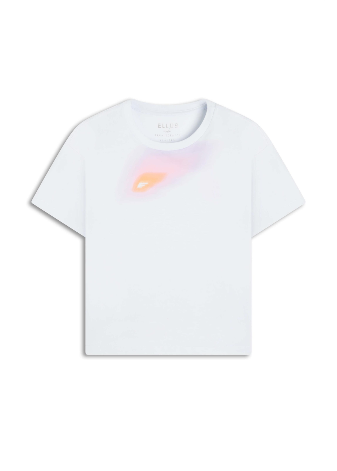 Blusa Easa Blur Cropped Branco