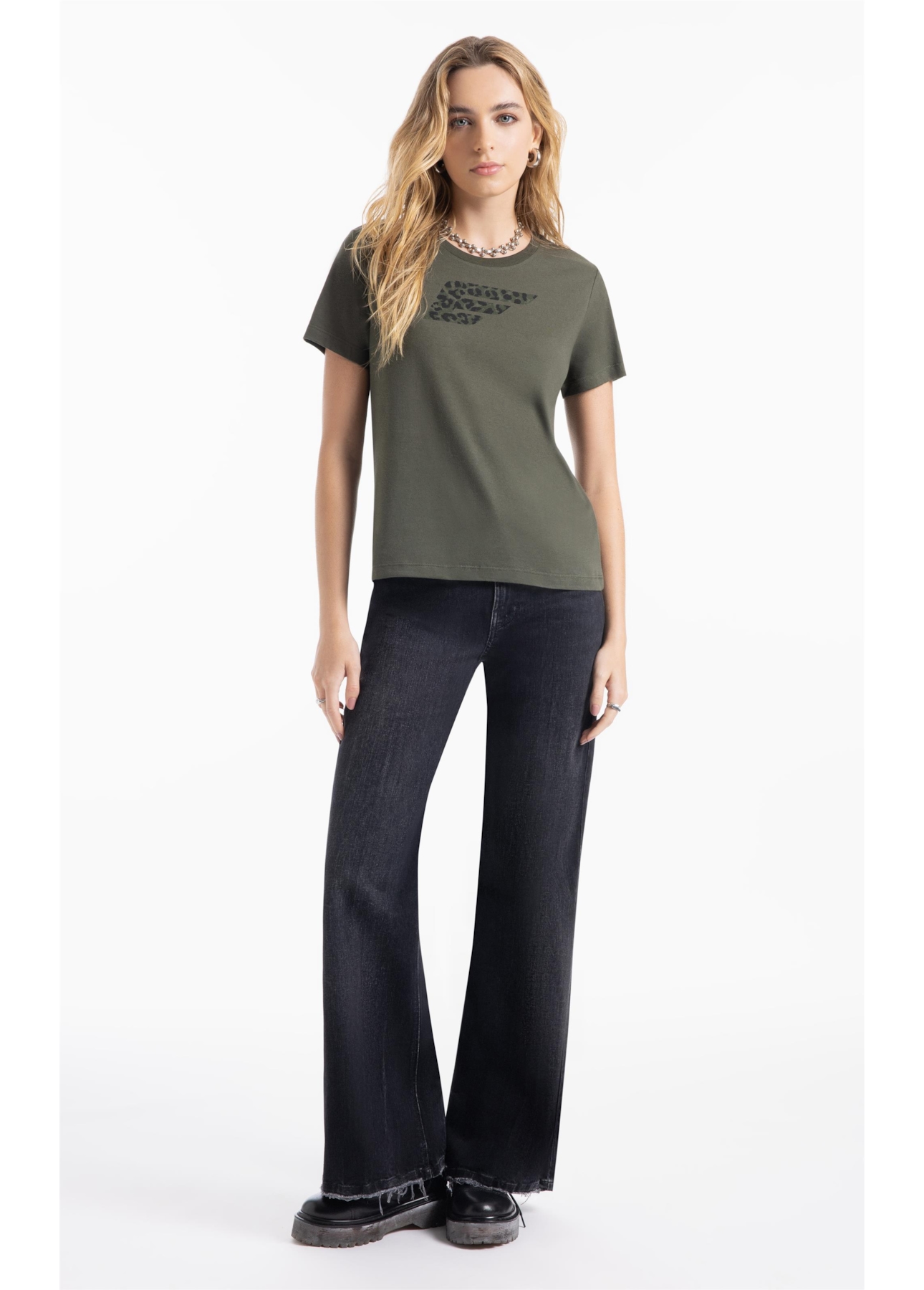 Blusa Easa Fine Classic Ellus Floresta