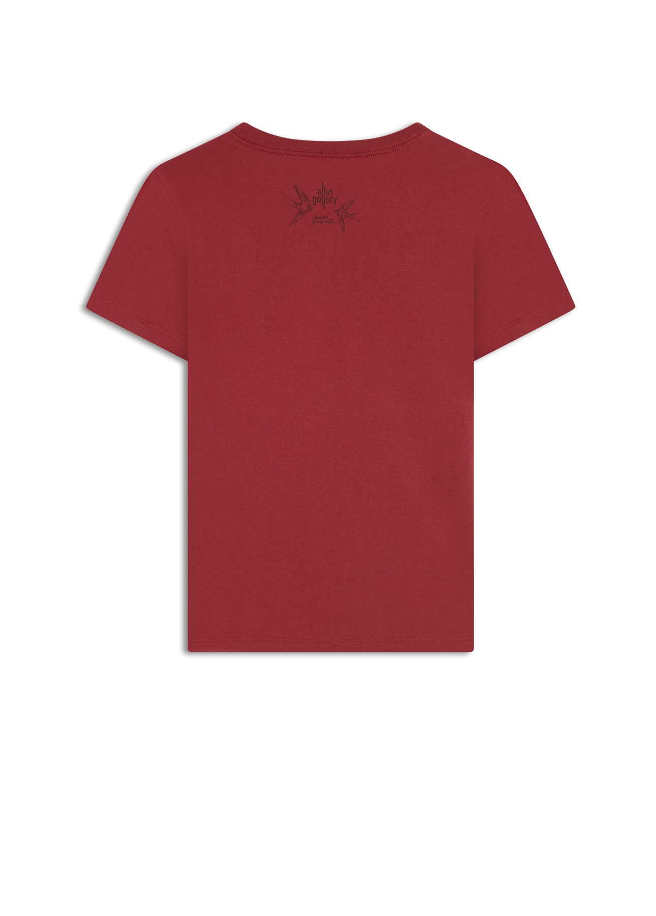 Blusa Easa Graffiti Ellus Cereja
