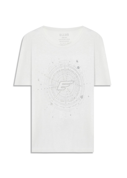 Blusa Easa Mystic Circle Off White