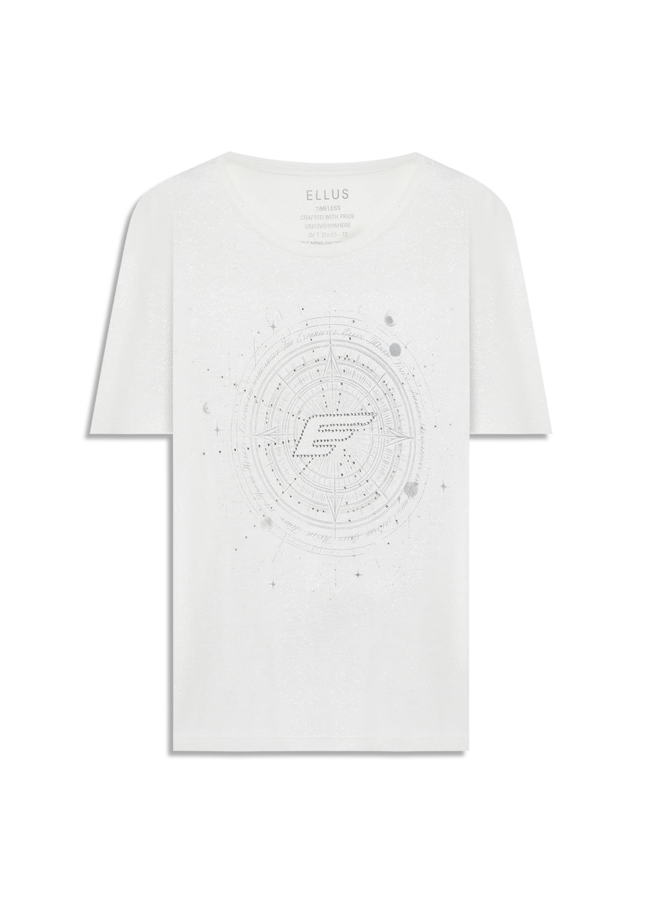Blusa Easa Mystic Circle Off White