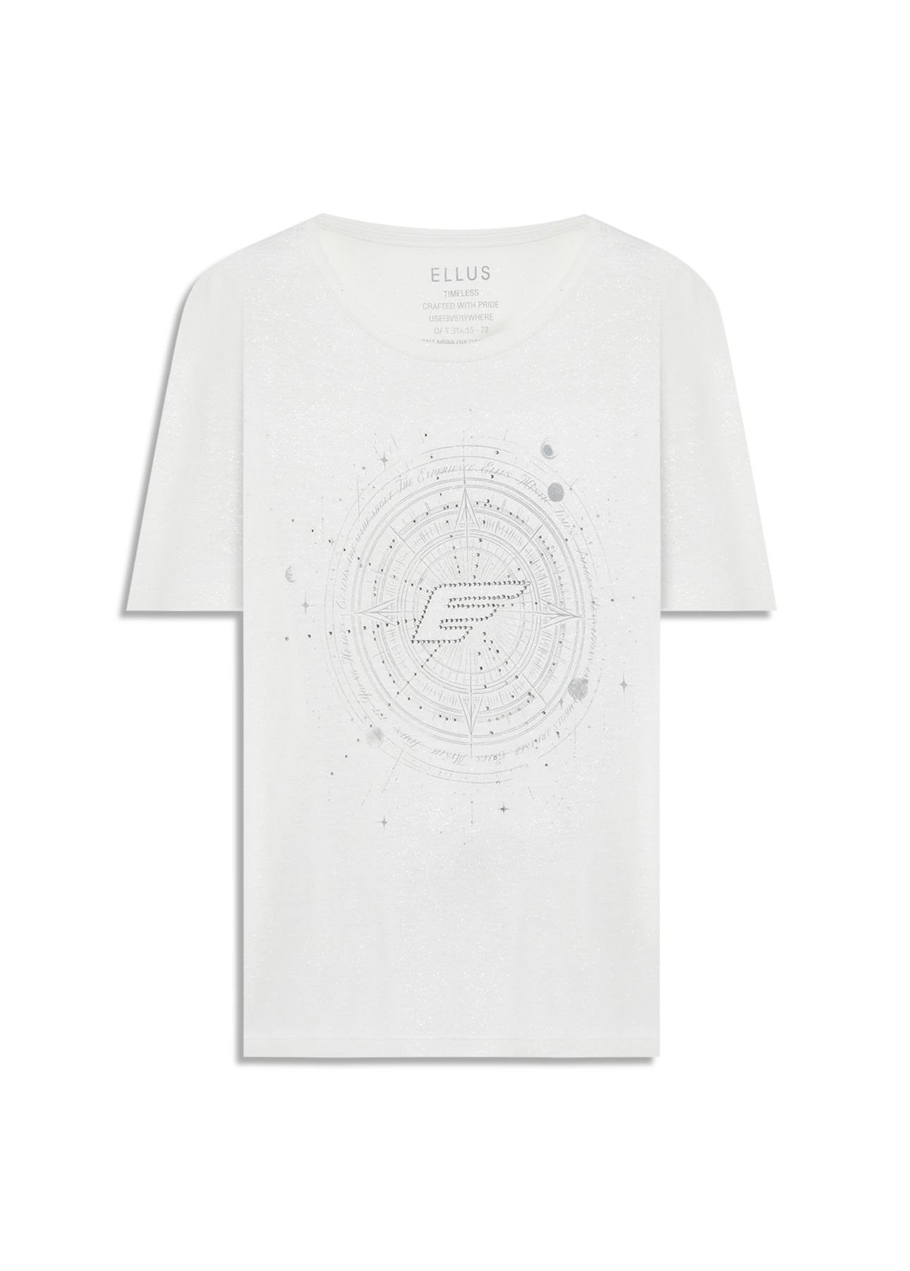 Blusa Easa Mystic Circle Off White