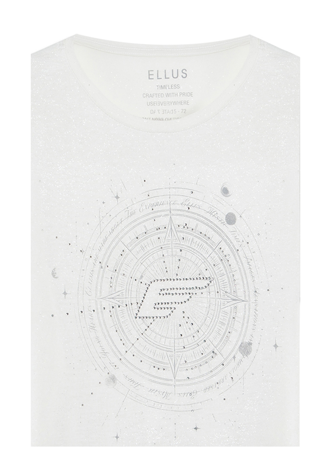 Blusa Easa Mystic Circle Off White