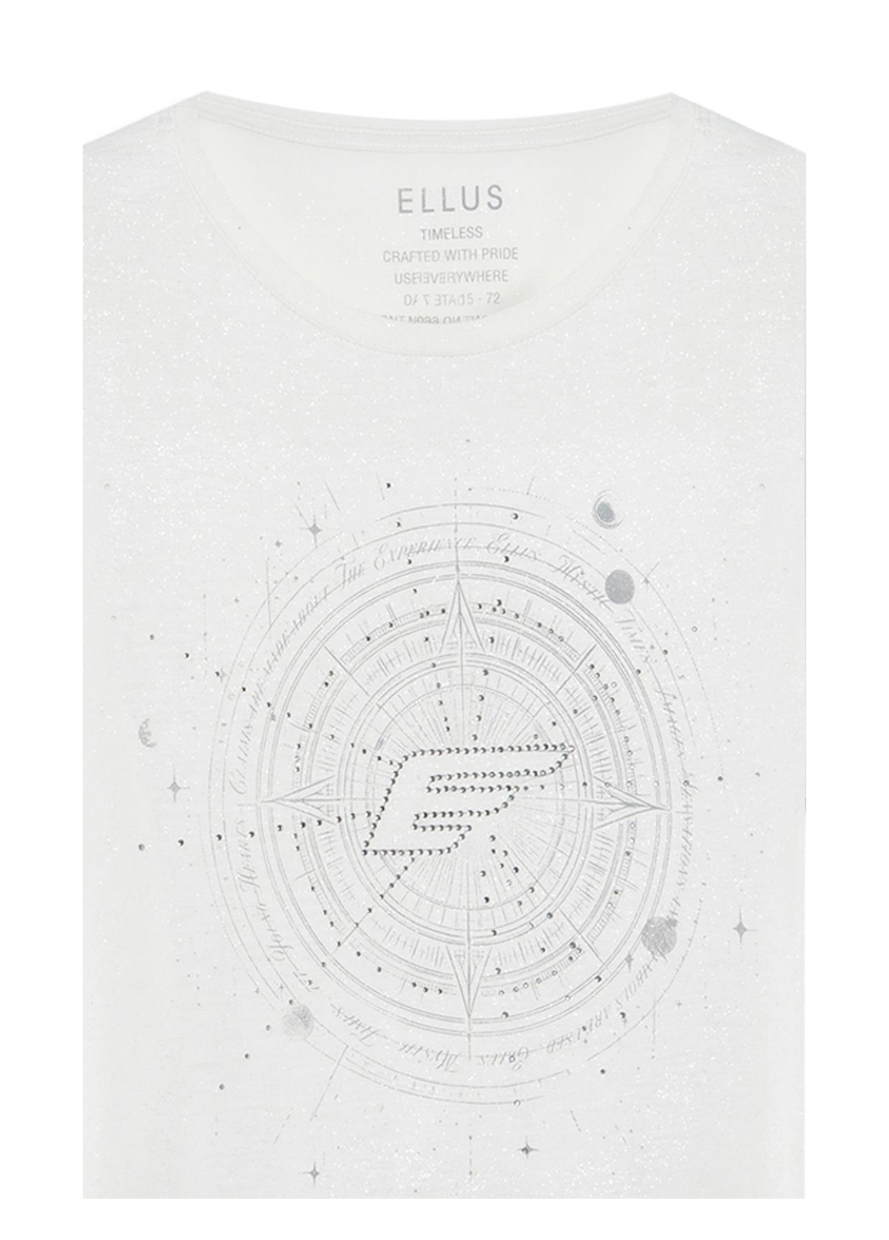Blusa Easa Mystic Circle Off White