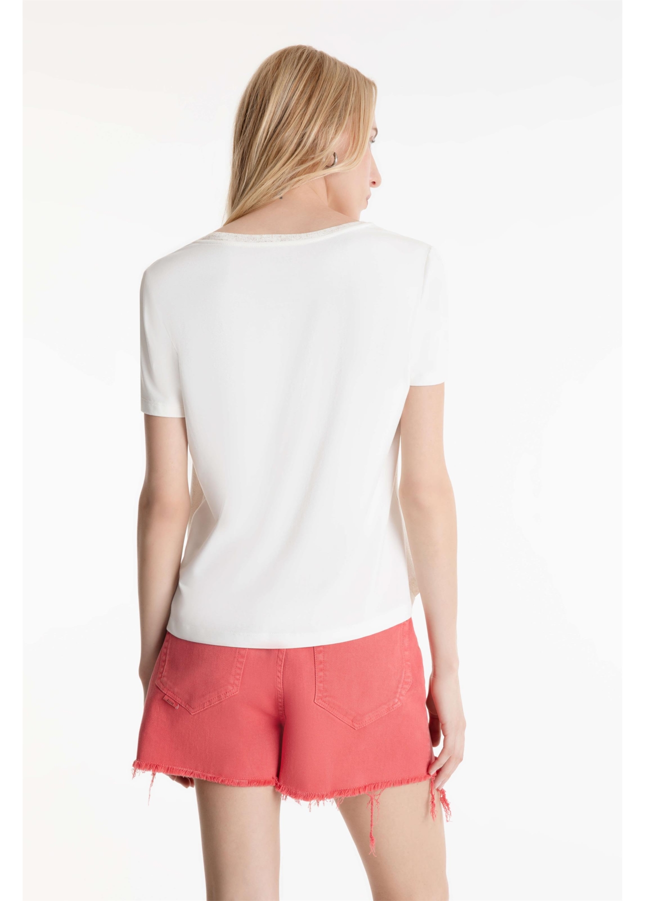 Blusa Ellus Barcelona Visco Off White