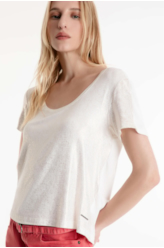 Blusa Ellus Barcelona Visco Off White