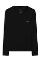 Blusa Ellus Basic Rib Dec Preto