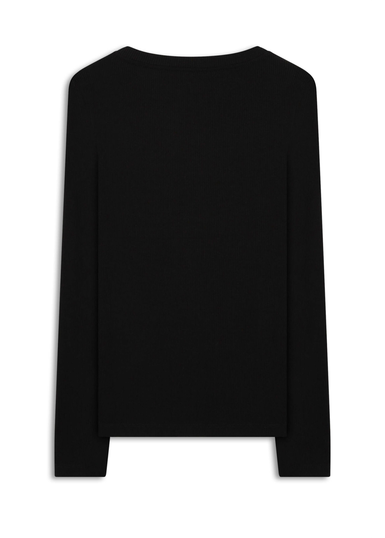 Blusa Ellus Basic Rib Dec Preto