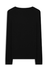 Blusa Ellus Basic Rib Dec Preto