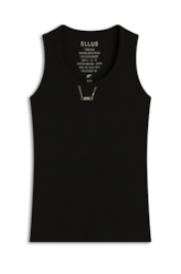 Blusa Ellus Basic Sleeveless Preto