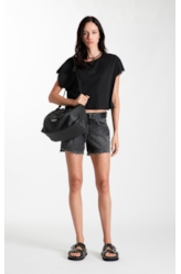 Blusa Ellus Blusa Tule Details Preto